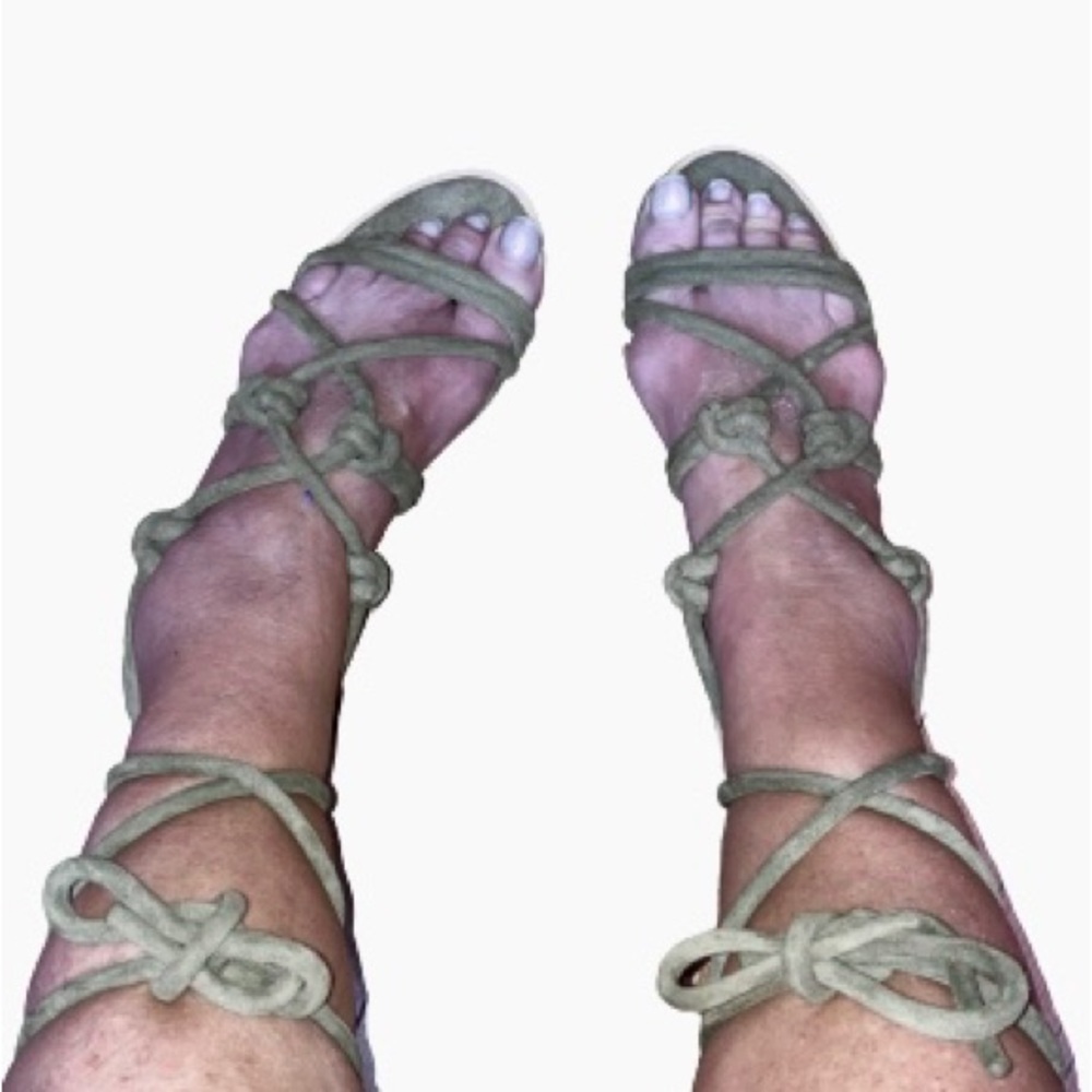 NIB, Sol Sana gladiator style suede sandal, wmns sz 9.5